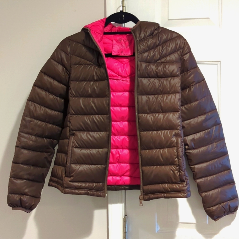 Peace Love Lightweight Puffer Jacket